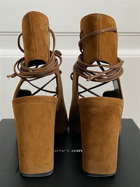 ysl babies suede lace up sandal|Saint Laurent Babies Suede Lace.